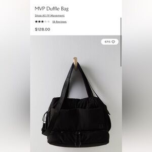 Free people movement gym bag